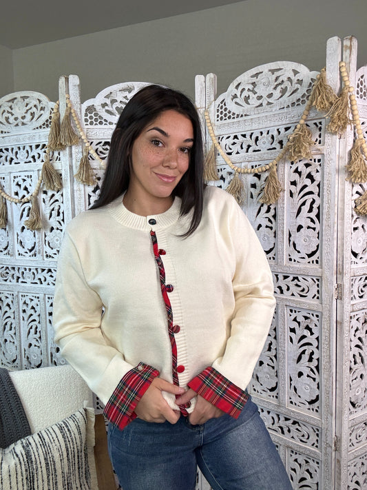 “White Christmas” Sweater (Ivory)