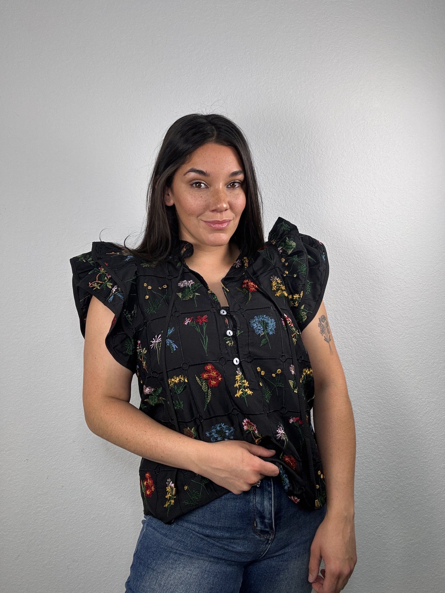 "Picture Perfect" Blouse (Black)