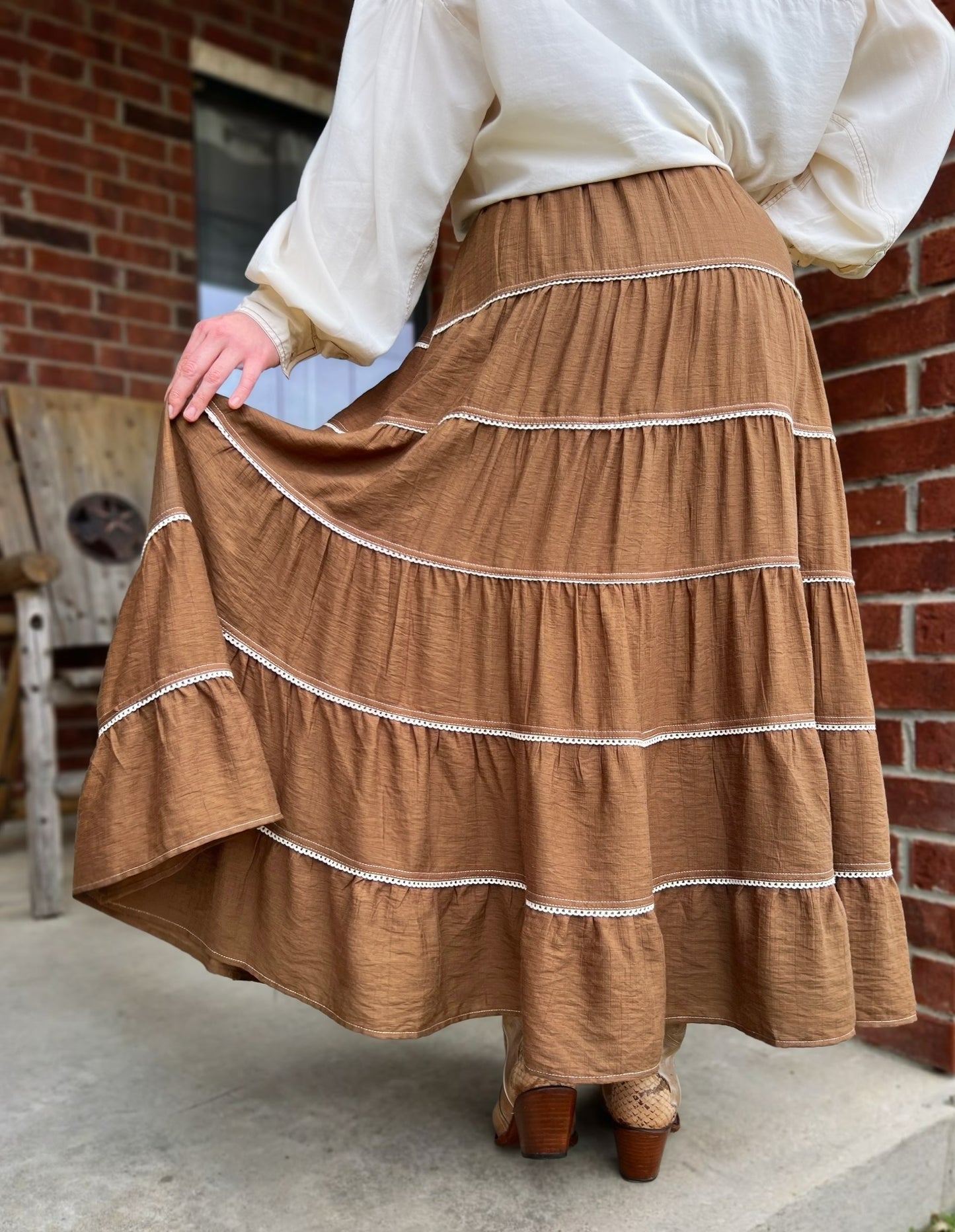 "Made for Walking" Midi Skirt