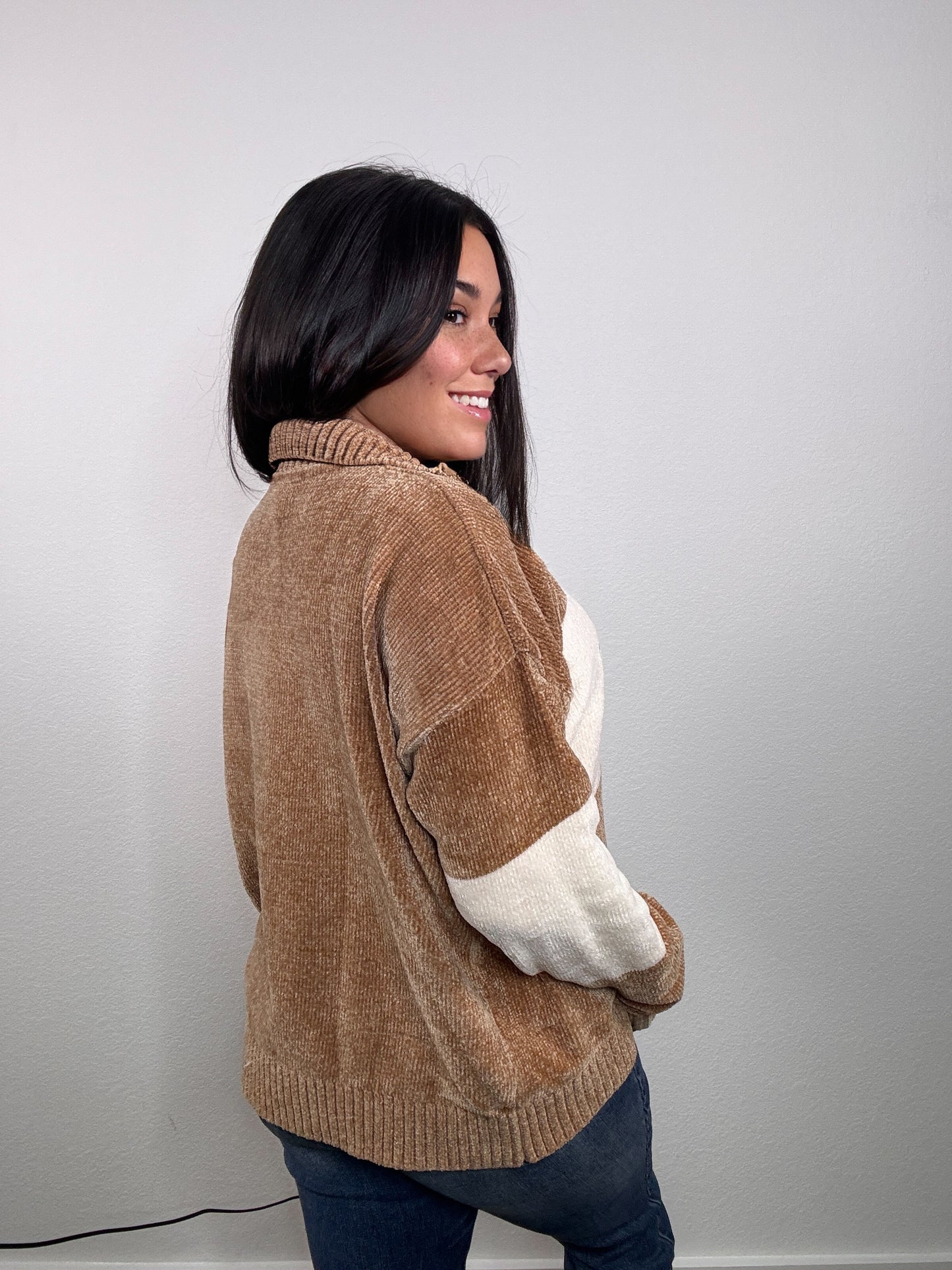 "Thankful" Sweater (Mocha)