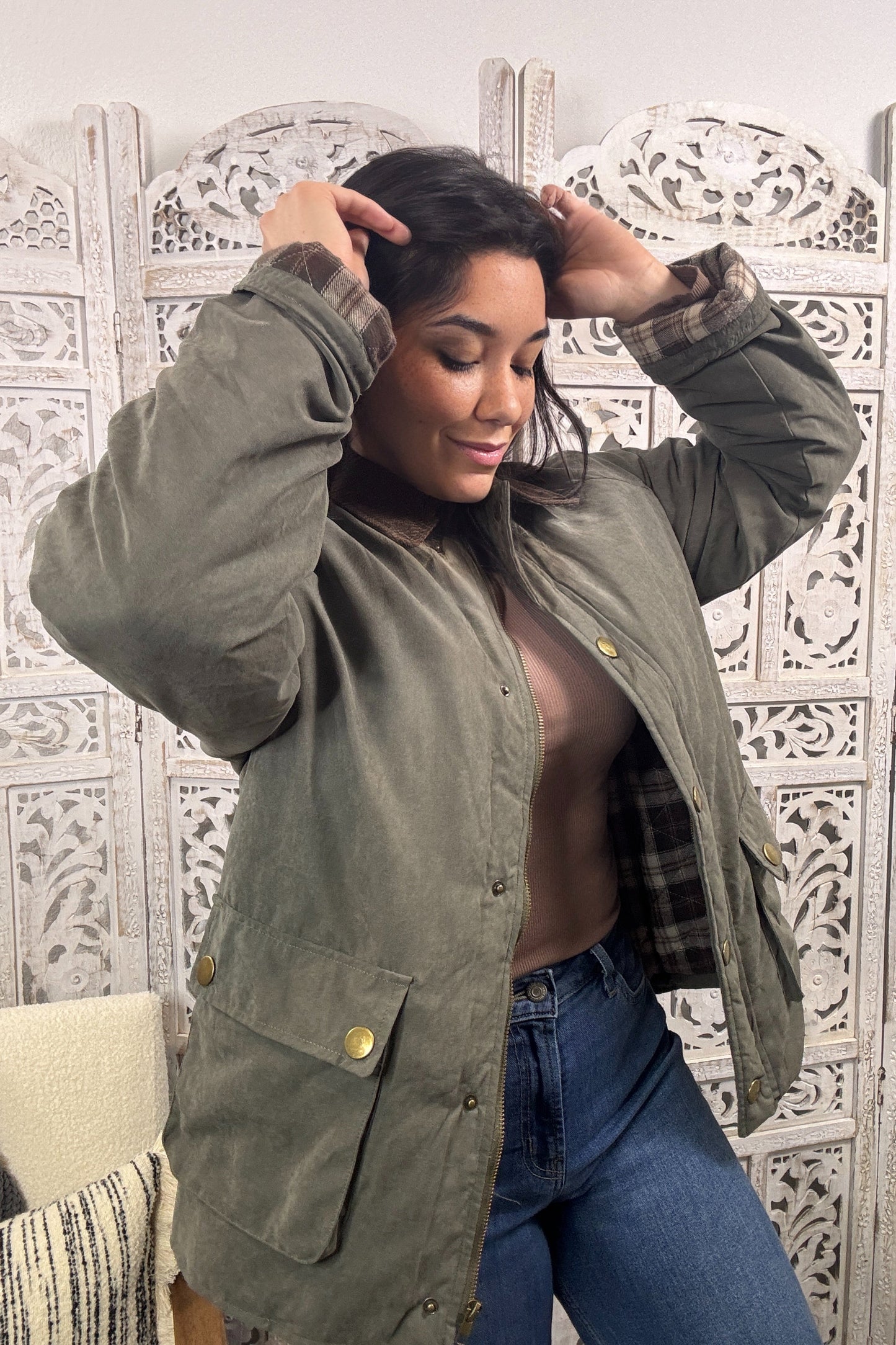 “Harbor Sage” Jacket (Olive)