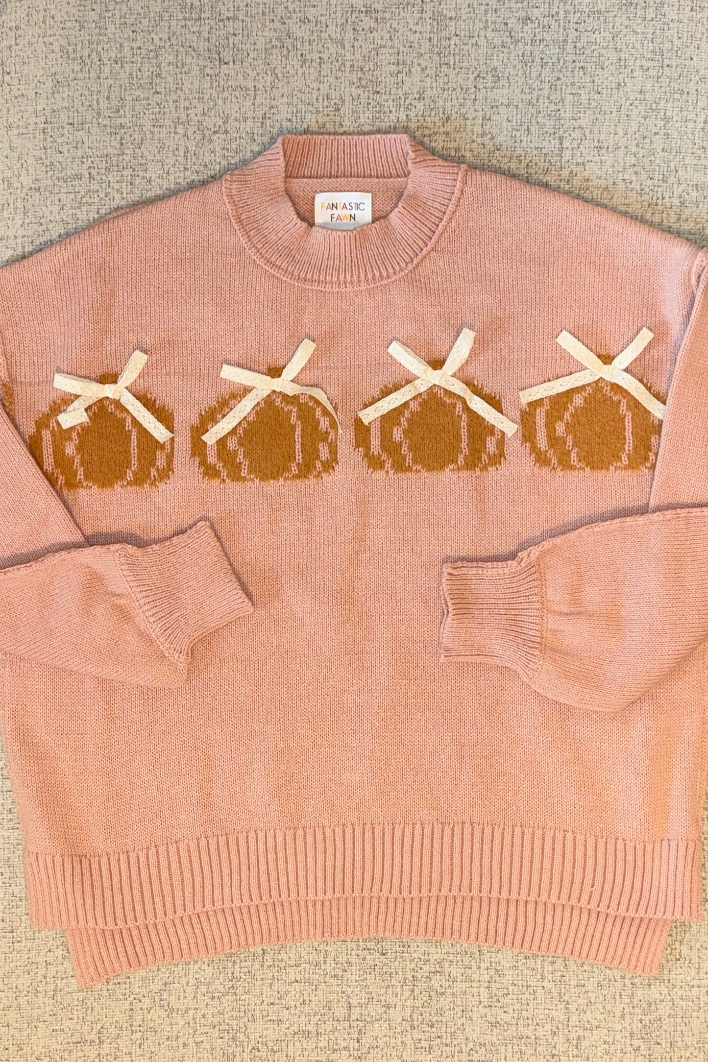 "Pumpkin Spice" Sweater (Mauve)