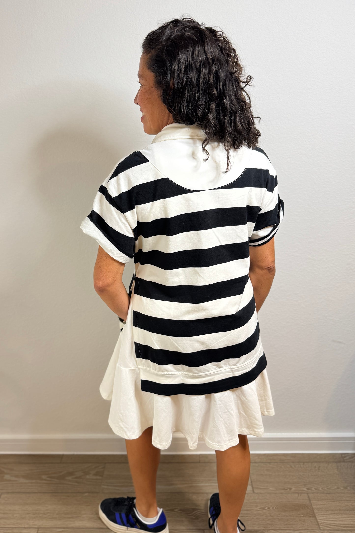 "Striped Daydream" Dress (Black)