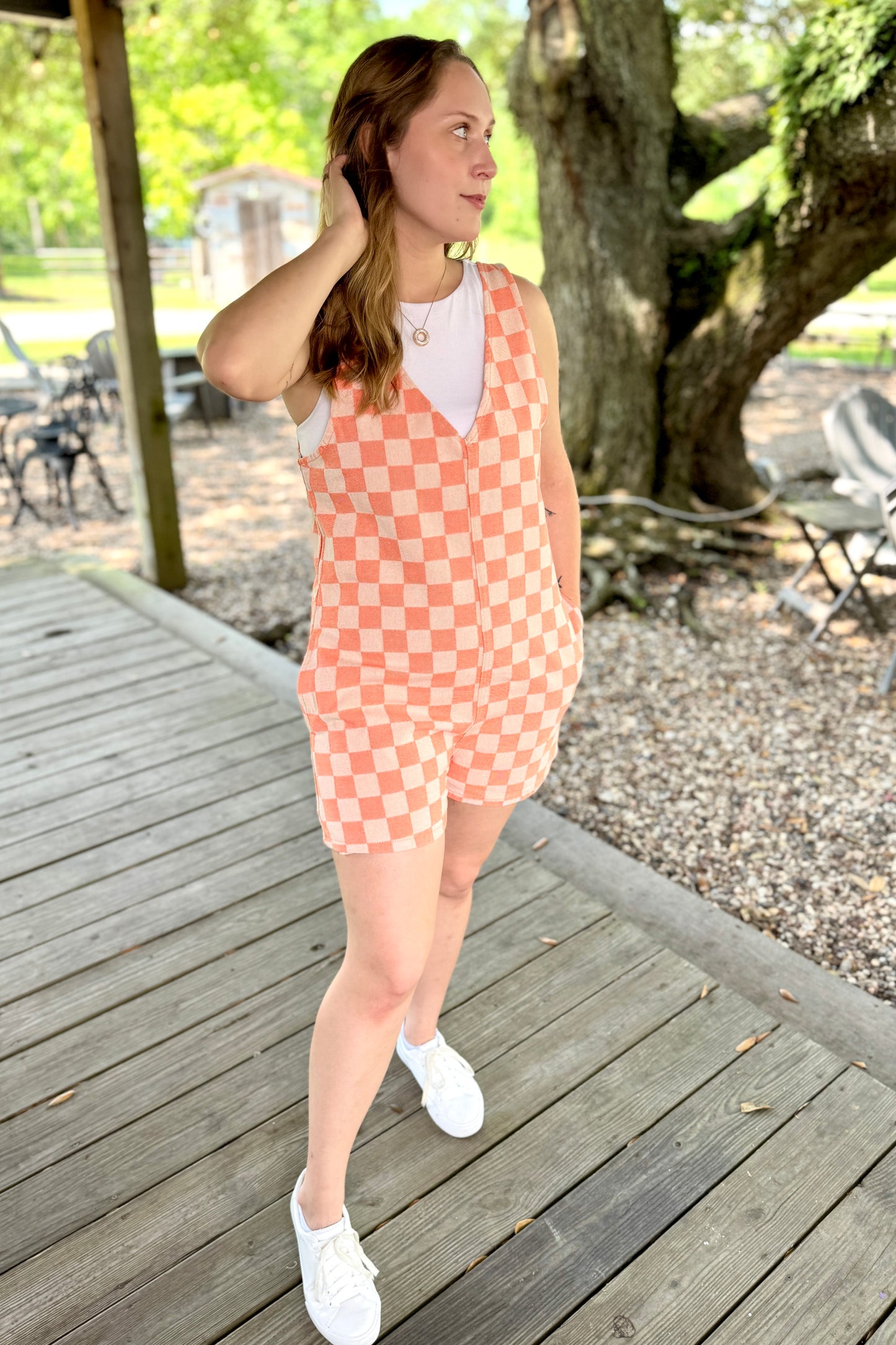 "Checkmate" Romper