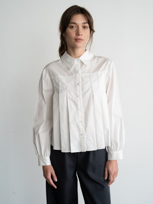 "Pleat My Dreams" Button Up
