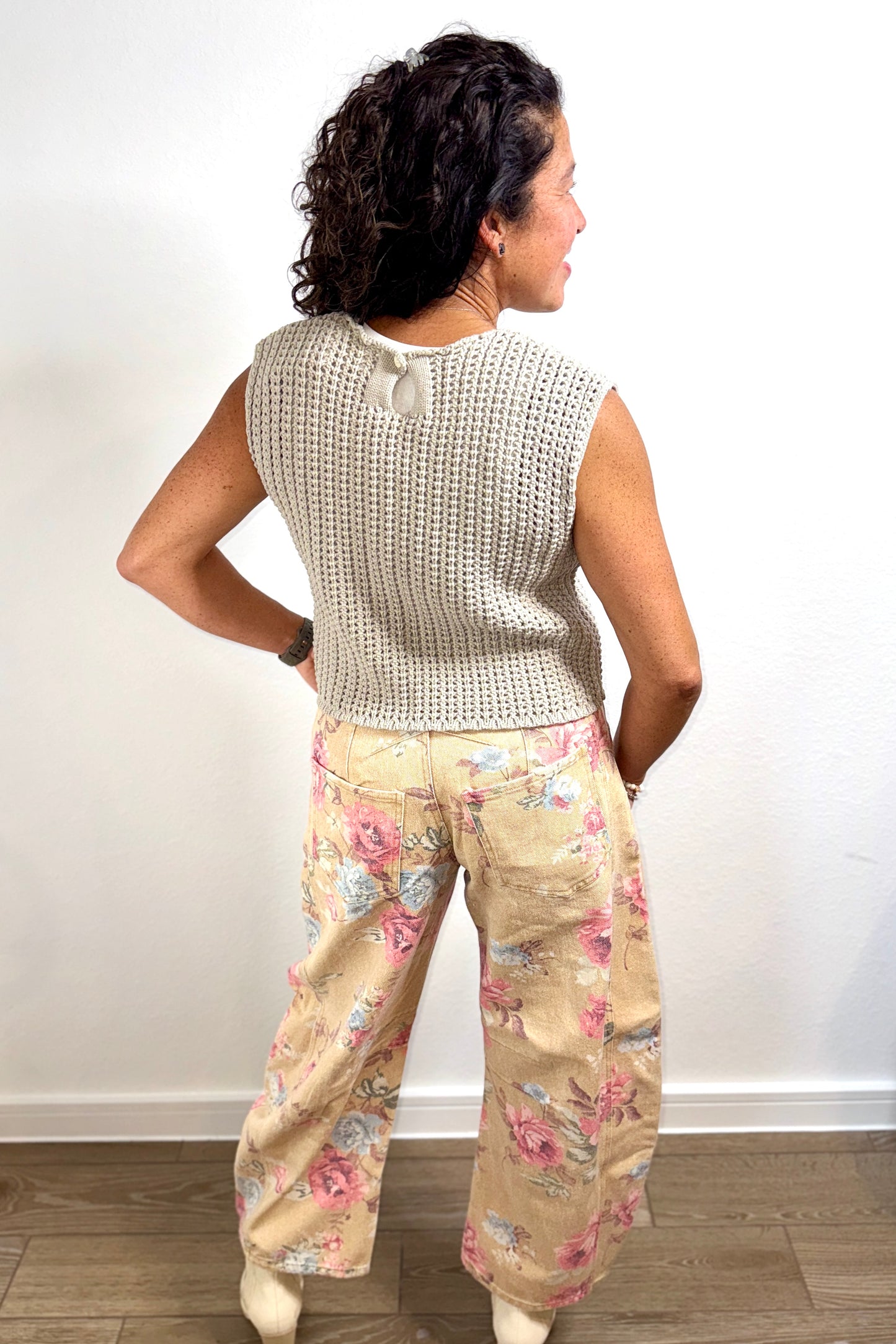 "Floral Arrangement" Pants (Multi)