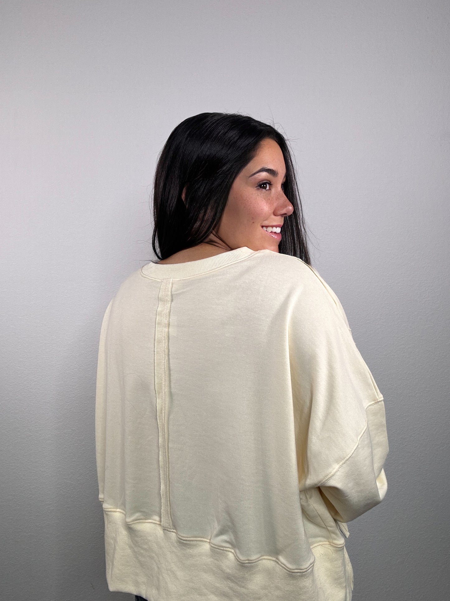 "Candy Corn Daydream" Sweater (Cream/Multi)