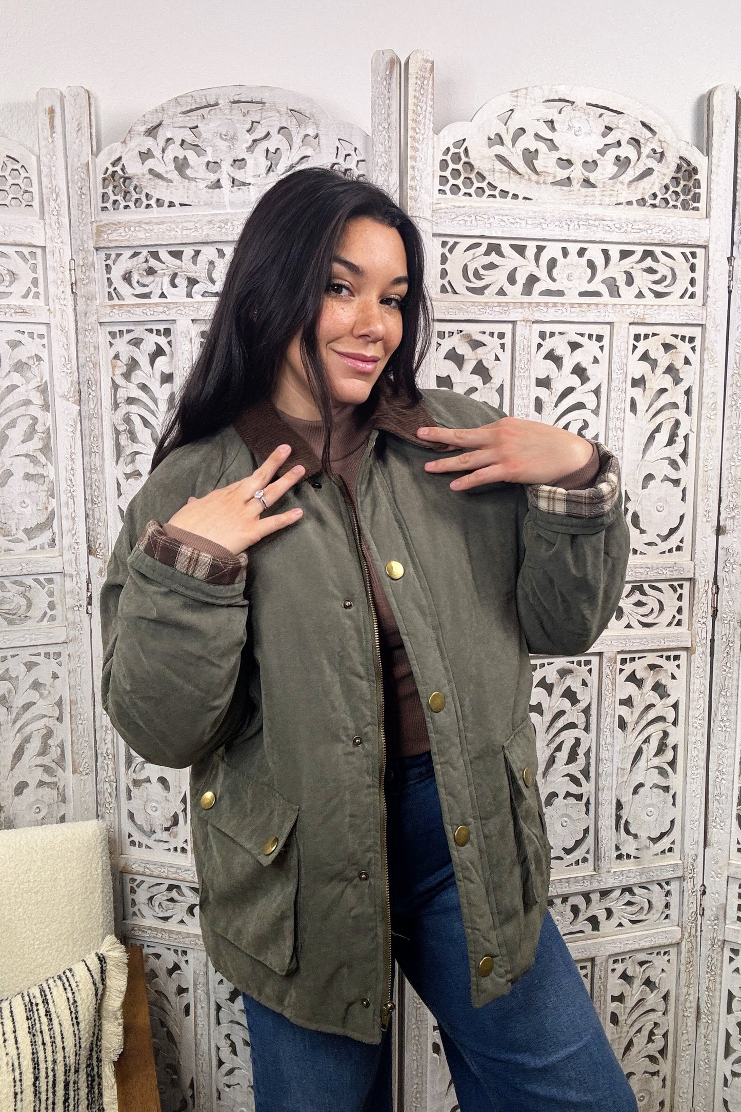 “Harbor Sage” Jacket (Olive)