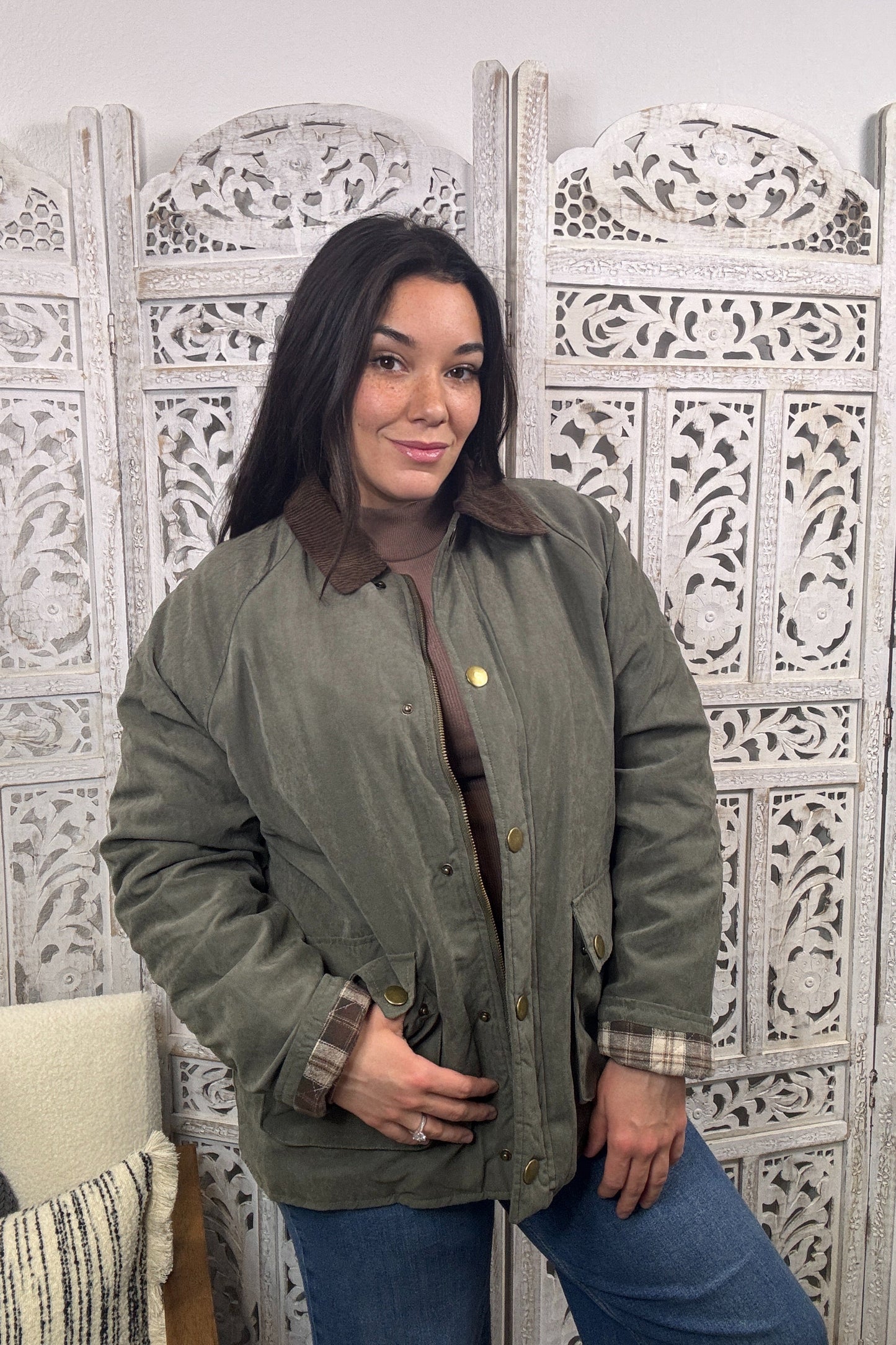 “Harbor Sage” Jacket (Olive)