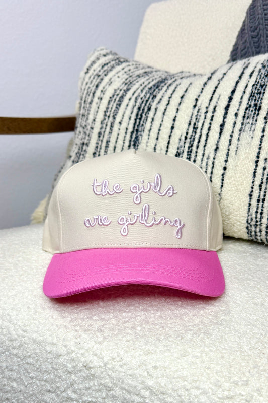 "Girls Are Girling" Hat (Pink)
