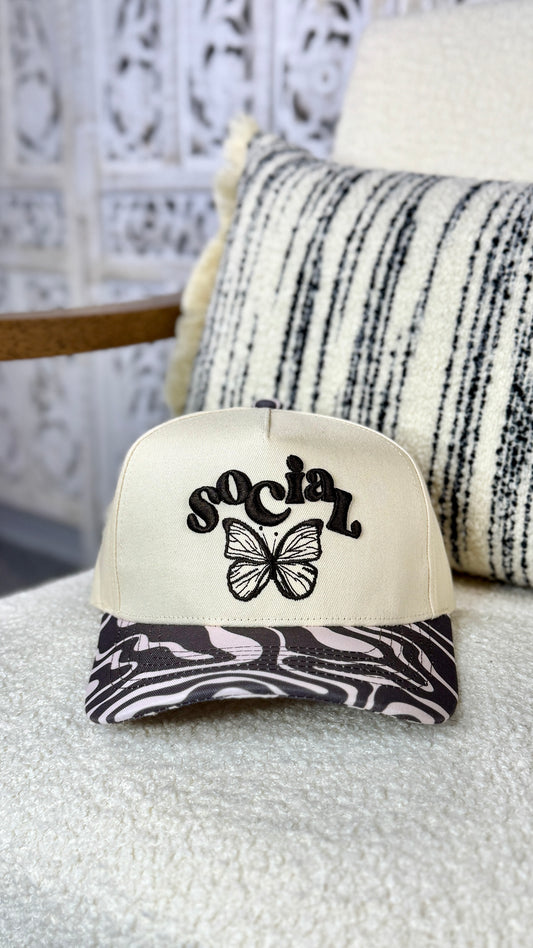 "Social Butterfly" Hat