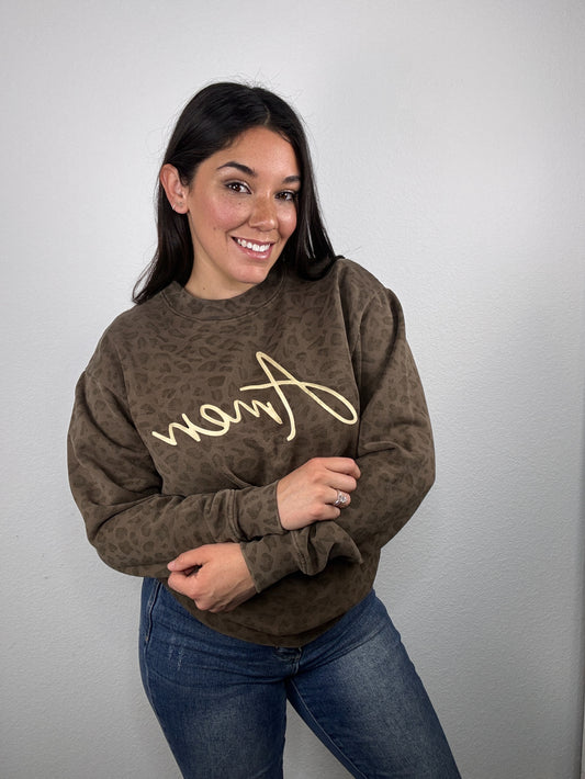 "Amen" Sweatshirt (Cheetahj)