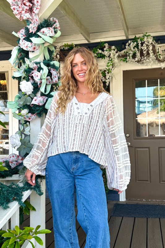 "Fantasy Land" Sweater (Ivory)