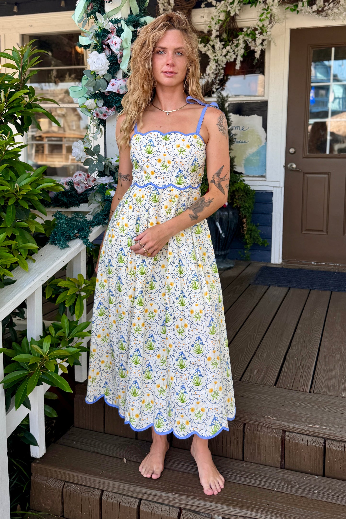 "Spring Feelings" Dress (Blue)
