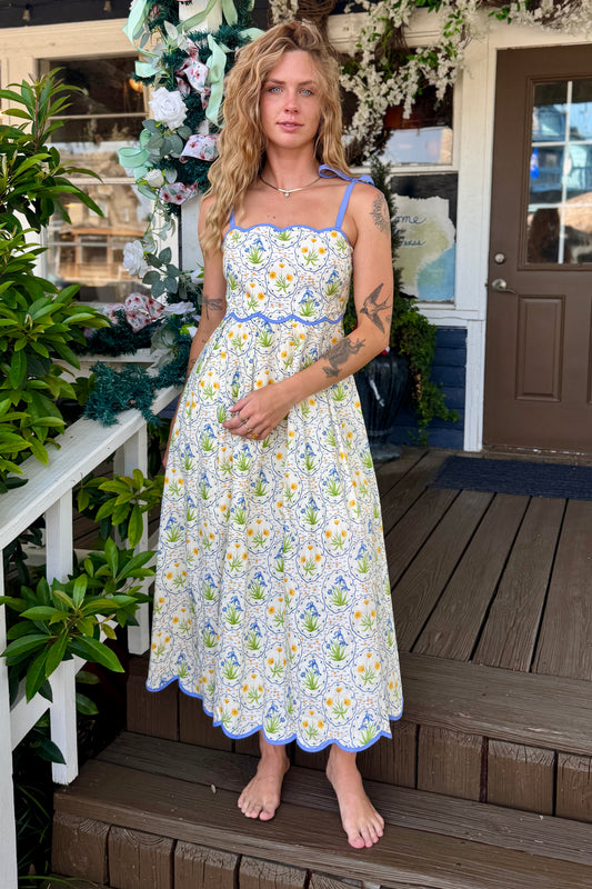 "Spring Feelings" Dress (Blue)