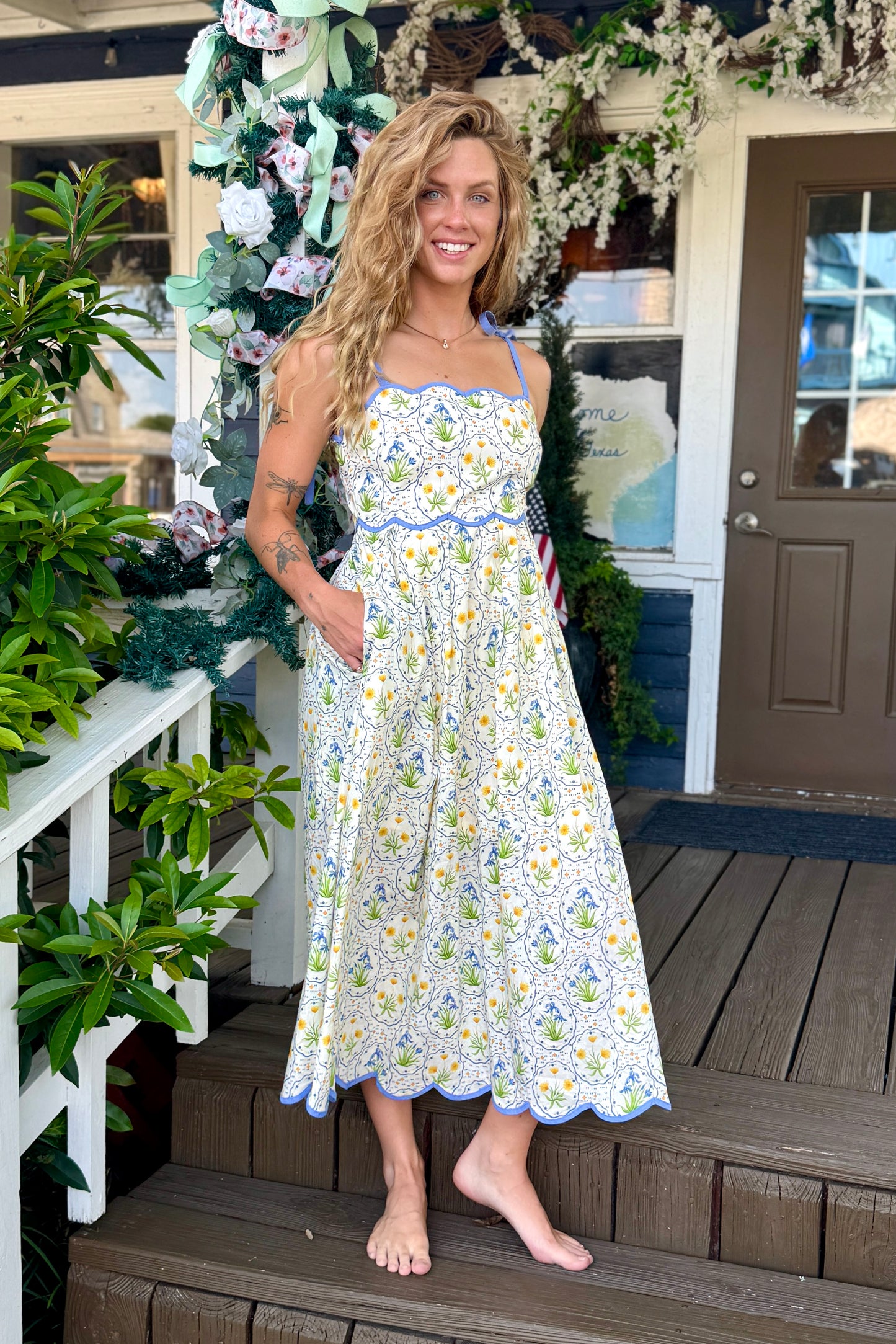 "Spring Feelings" Dress (Blue)