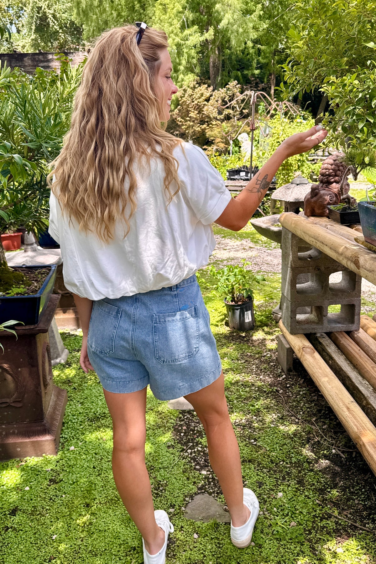 "Keep It Short" Denim Shorts (Lt Blue)