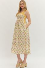 "April Showers" Dress (Gold)